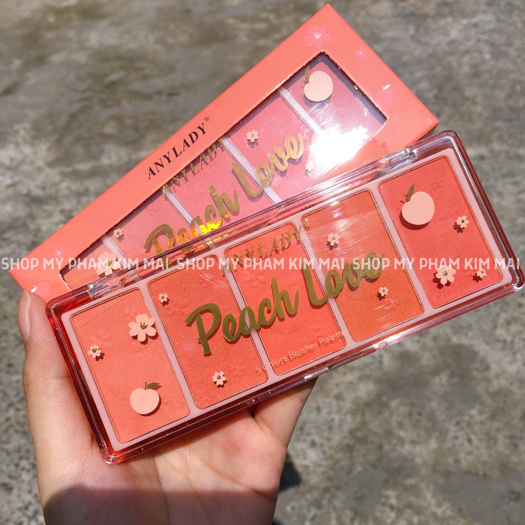 Phấn Má Hồng Anylady Peach Love No.966 10 my pham kim mai 7
