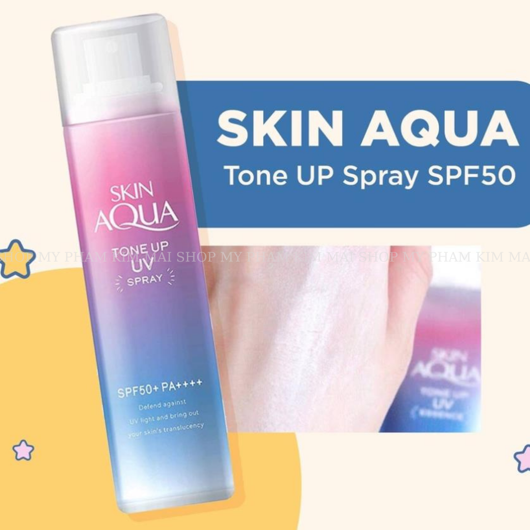 Xịt Chống Nắng Nâng Tông Da Skin Aqua Tone Up UV SPF50+PA++++ - 70g 15 Xịt Chống Nắng Nâng Tông Da Skin Aqua Tone Up UV SPF50+PA++++ – 70g