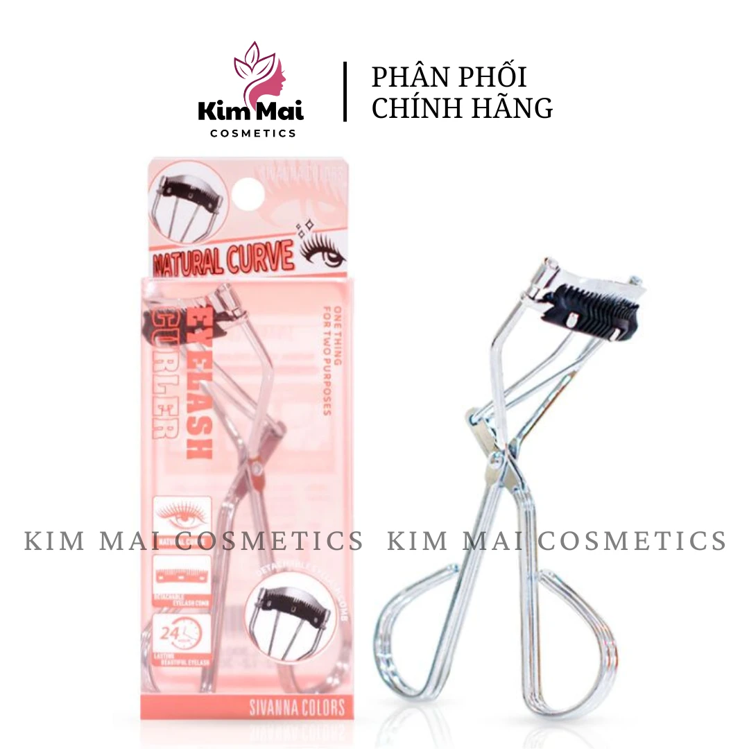 Kẹp Bấm Mi Sivanna Natural Curve Eyelash Curler - HF939