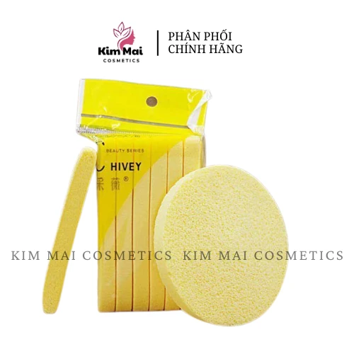 Gói 12 Thanh Mút Bọt Biển - Bông Nở Rửa Mặt Dạng Nén Chivey