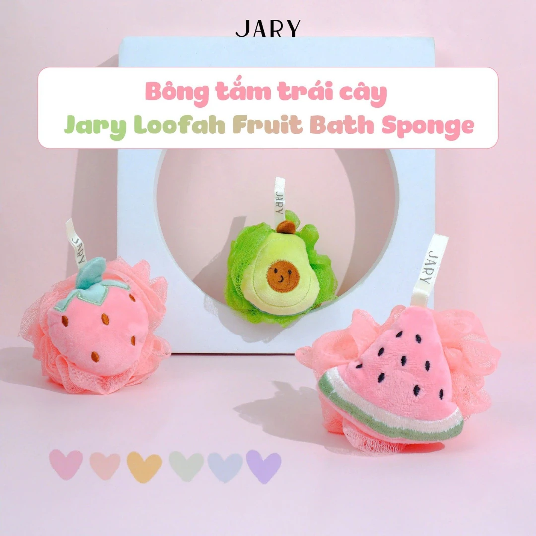 BÔNG TẮM TRÁI CÂY JARY LOOFAH BATH SPONGE - Giao màu ngẫu nhiên 3 BÔNG TẮM TRÁI CÂY JARY LOOFAH BATH SPONGE - Giao màu ngẫu nhiên - Ảnh 3
