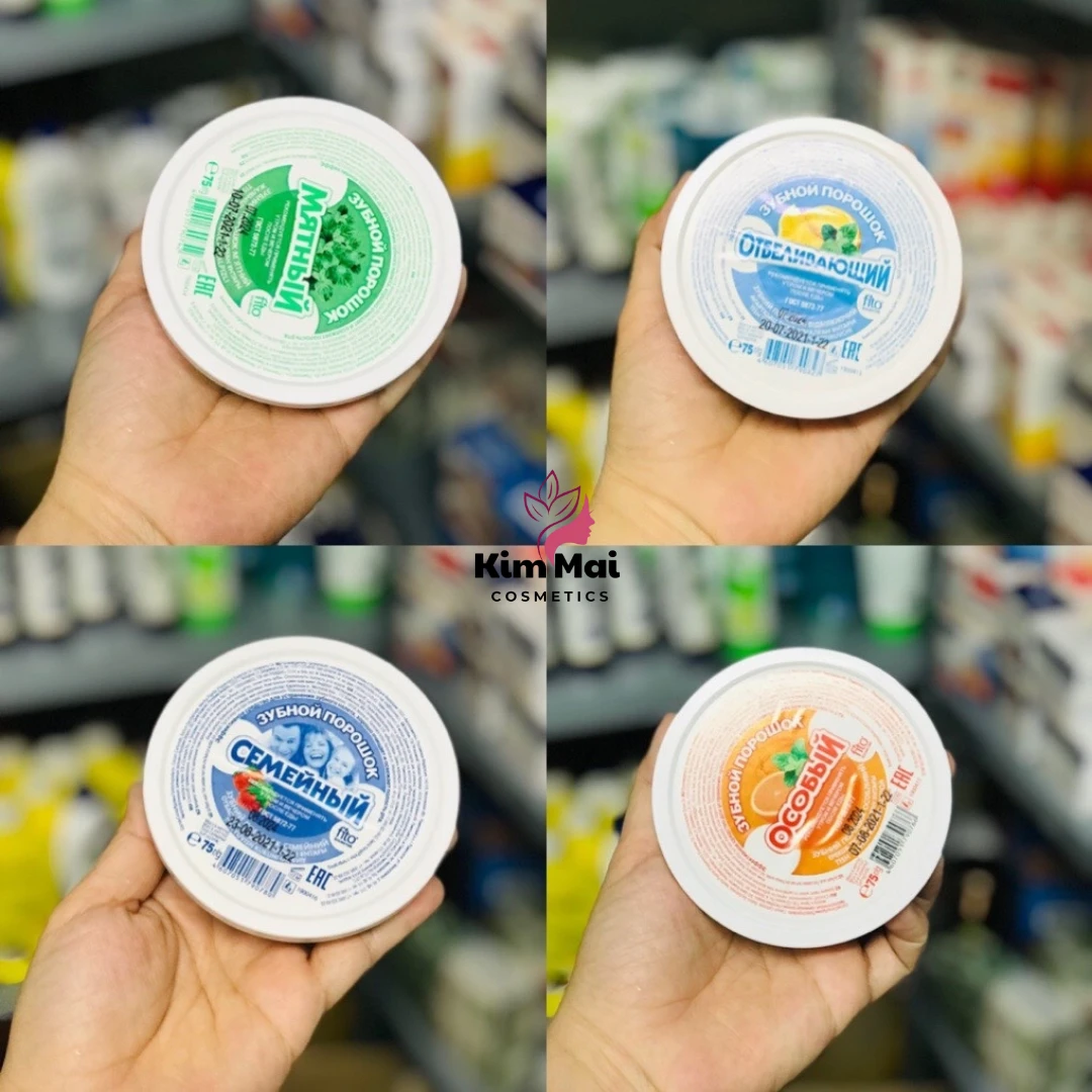 Bột trắng răng Fito Nga Hộp 75G 2 Bột trắng răng Fito Nga Hộp 75G - Ảnh 2