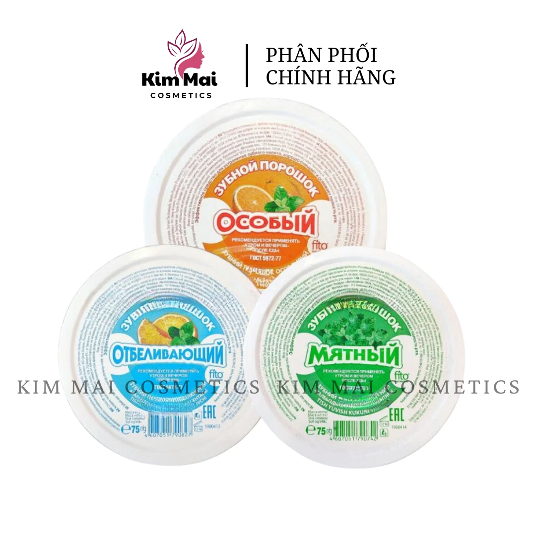 Bột trắng răng Fito Nga Hộp 75G