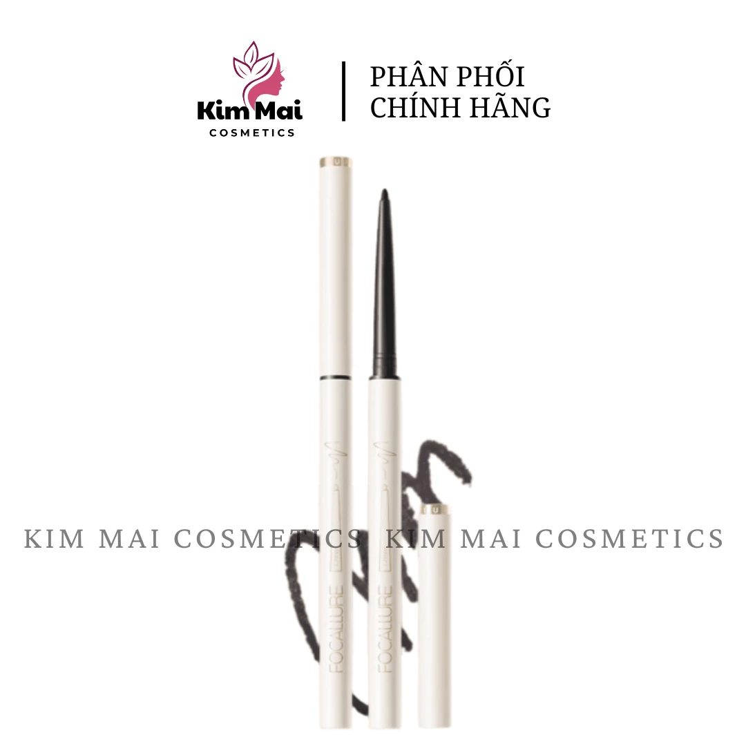 Bút Kẻ Mắt Dạng Gel Lâu Trôi Focallure FA243 #F01 Màu Đen