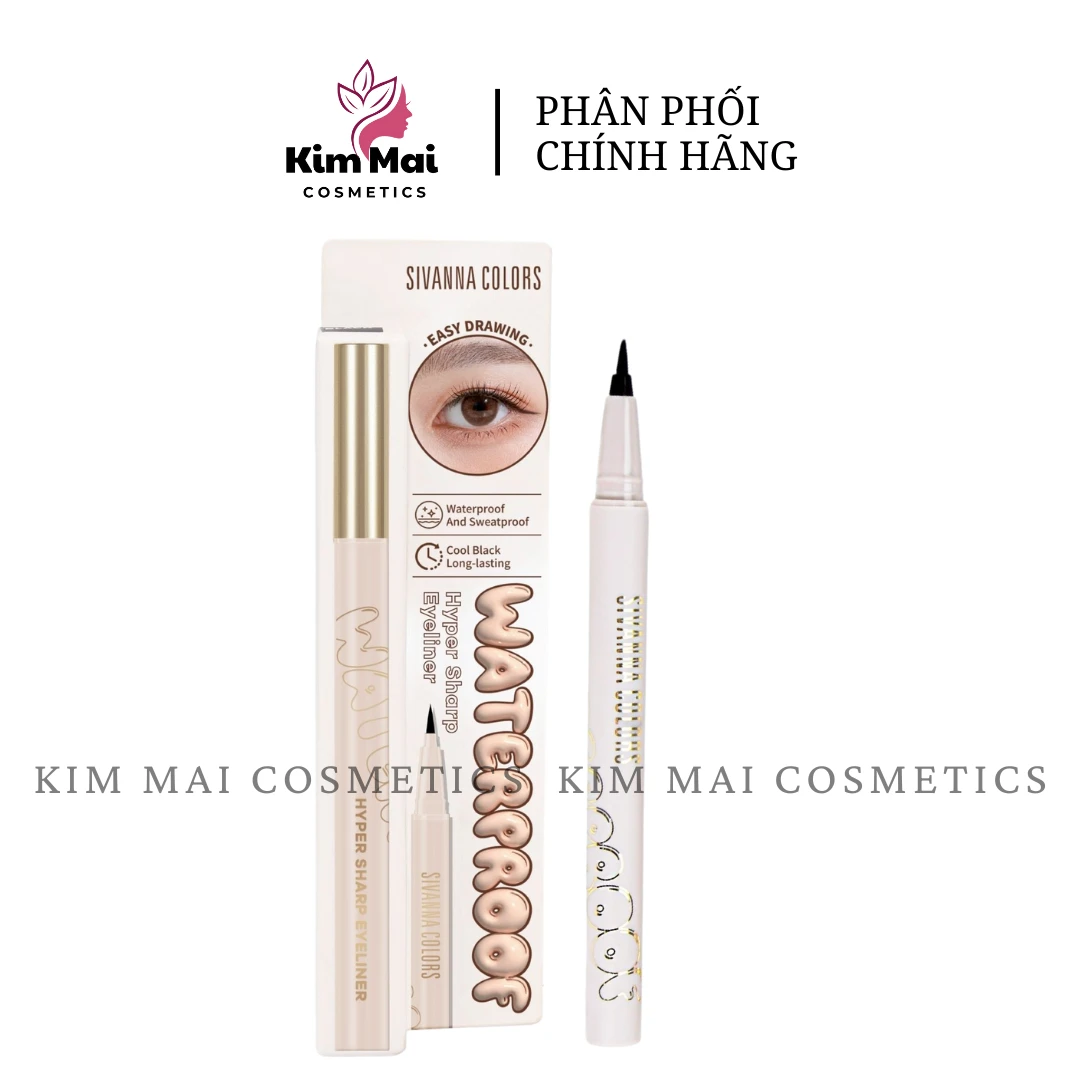 Kẻ Mắt Sivanna Colors Waterproof Hyper Sharp HF814