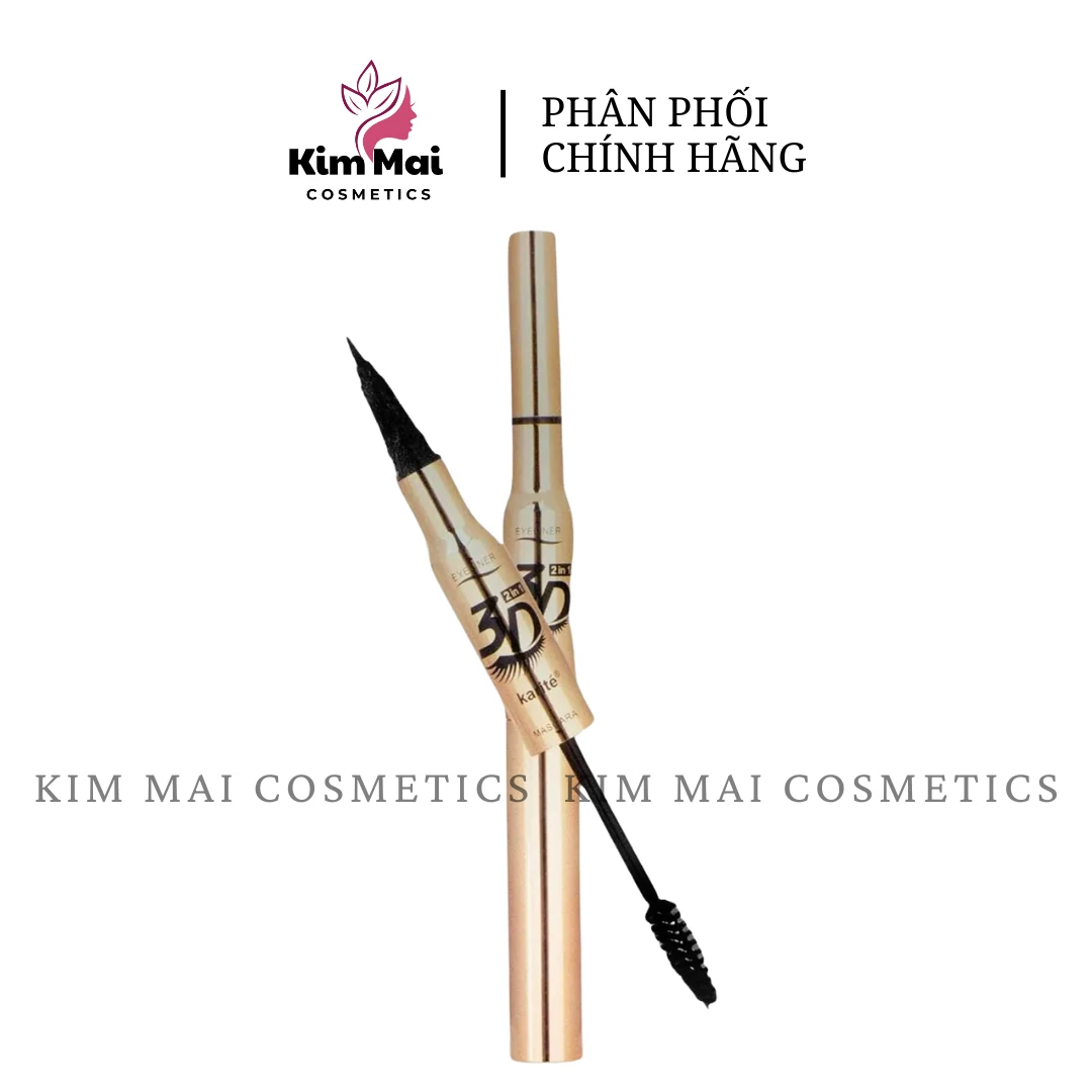 Kẻ Mắt & Mascara 3D 2in1 Karite