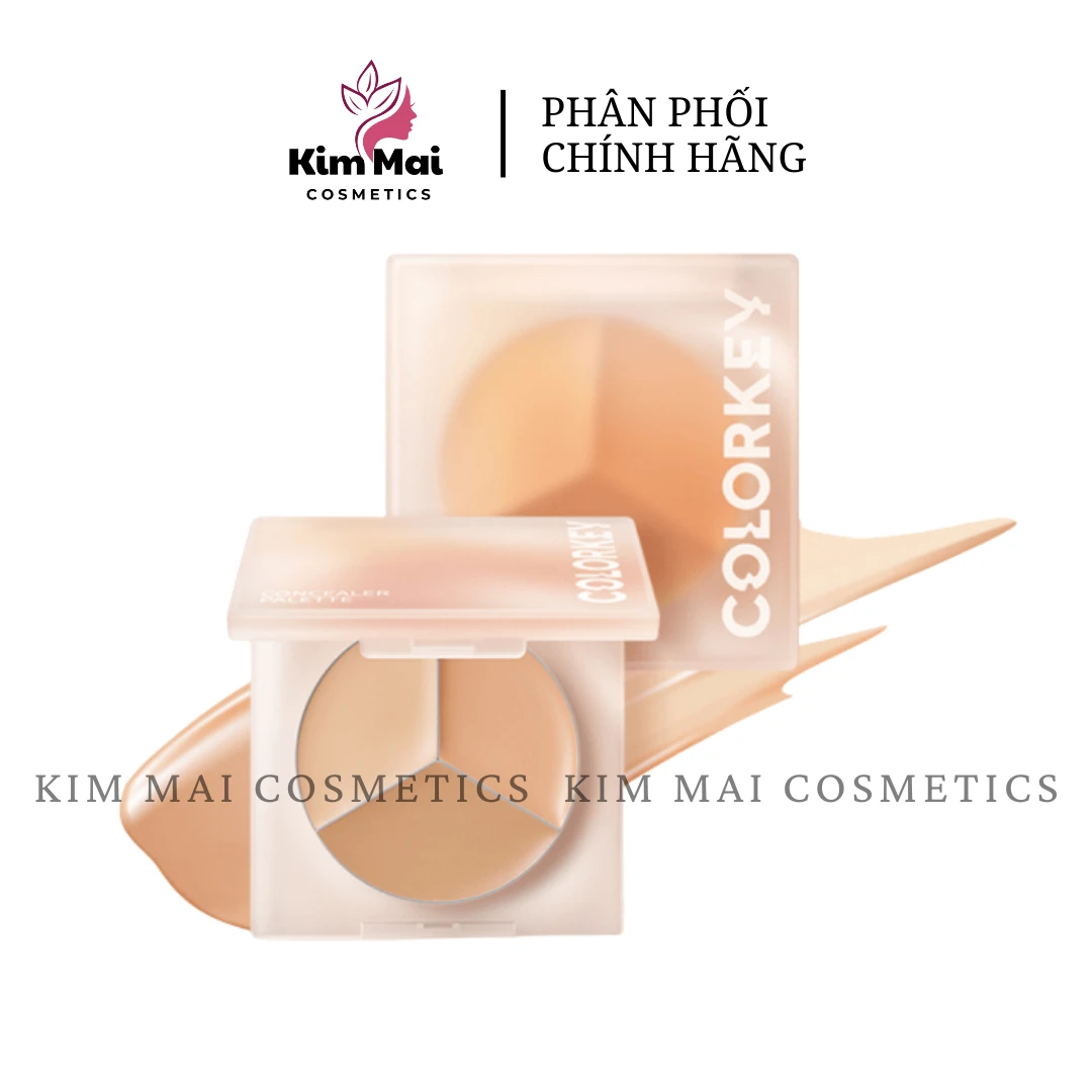 Trang chủ 11 Bảng Che Khuyết Điểm 3 Màu Colorkey Targeting Three-colour Concealer Palette