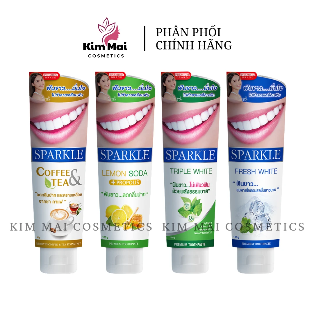 Kem Đánh Răng Sparkle Thái Lan Giúp Trắng Răng