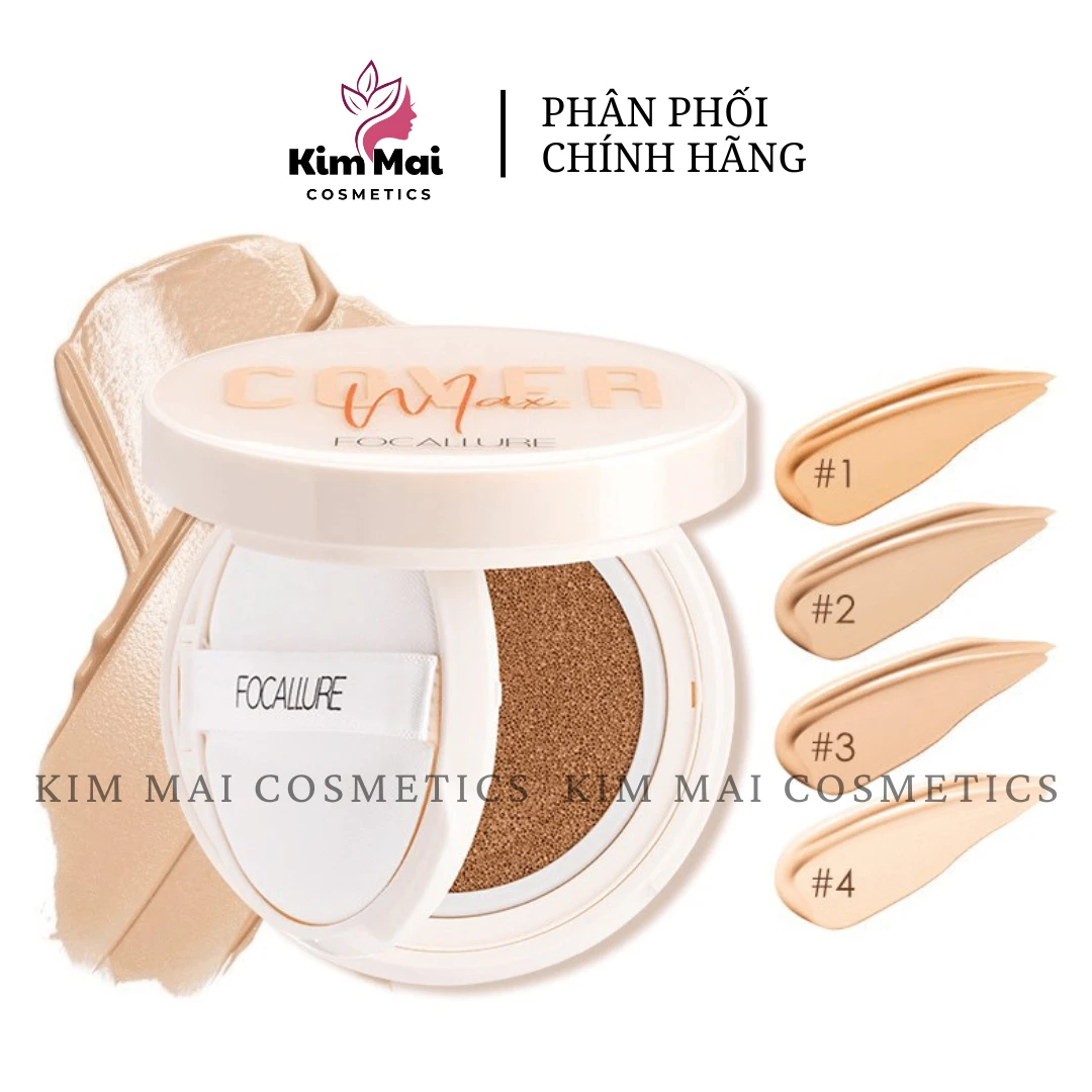 Cushion Focallure Covermax Longlasting Cushion Foundation FA162 - Tone Sáng