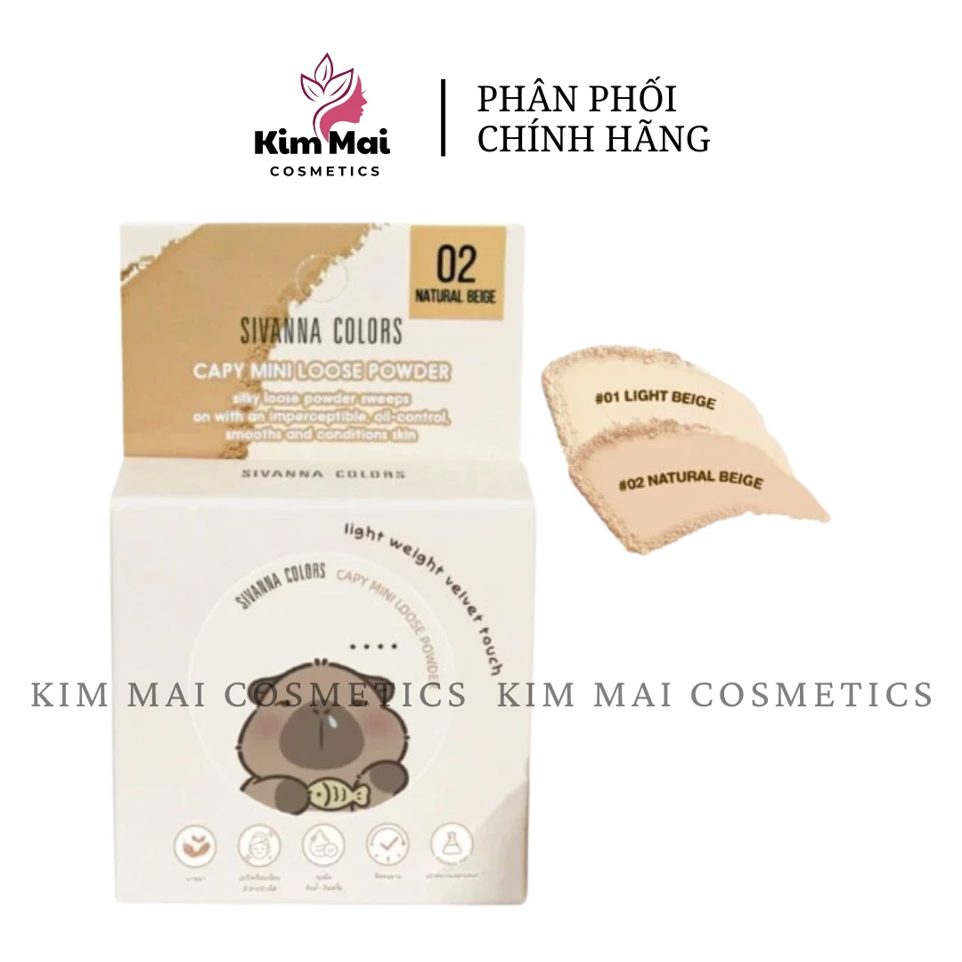Phấn Phủ Bột Sivanna Colors Capy Mini HF666