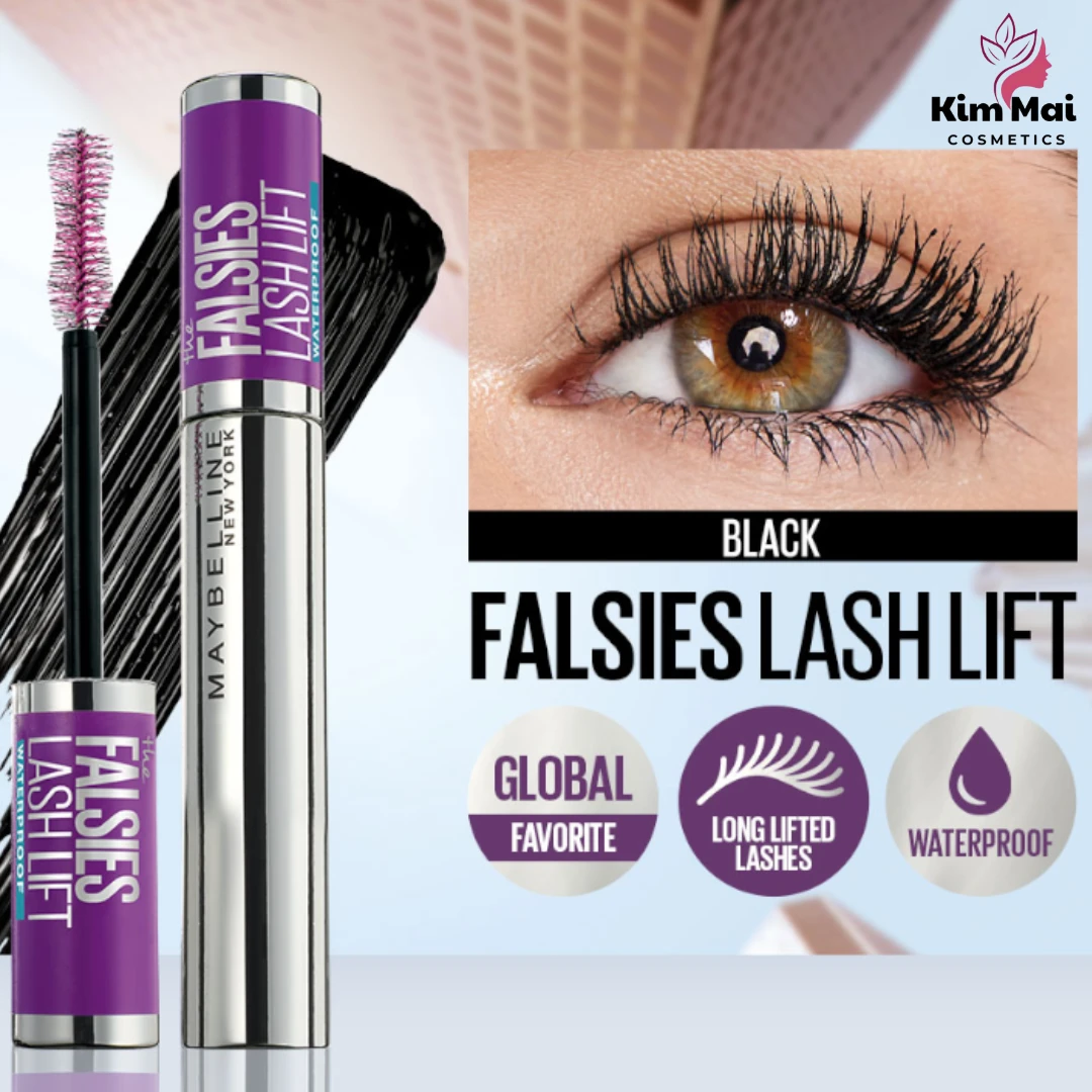 Mascara Maybelline Falsies Lash Lift Uốn Mi, Nâng Mi & Làm Dày Mi 8.6ml 2 Mascara Maybelline Falsies Lash Lift Uốn Mi, Nâng Mi & Làm Dày Mi 8.6ml - Ảnh 2