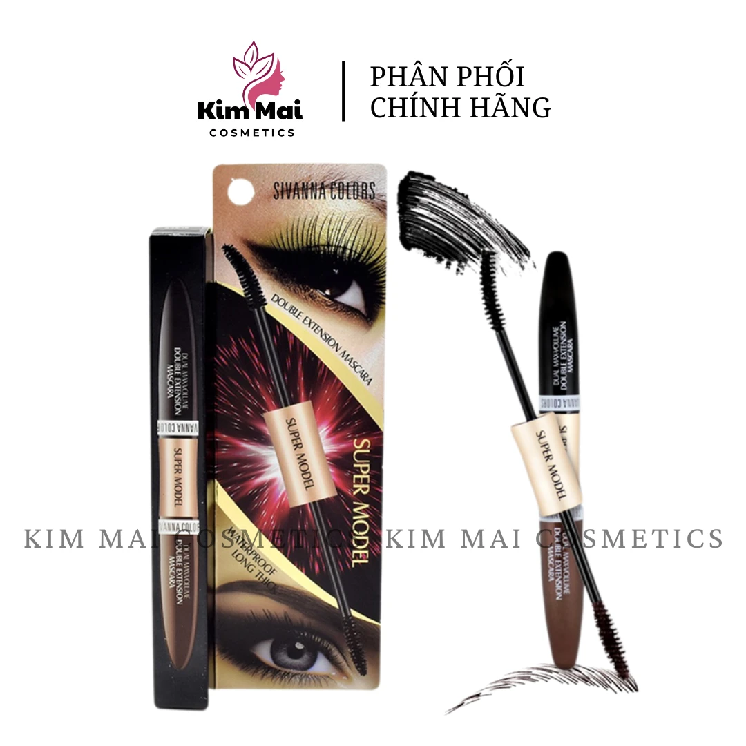 Chuốt Mi 2 Đầu Sivanna Colors Double Extension Mascara HF901