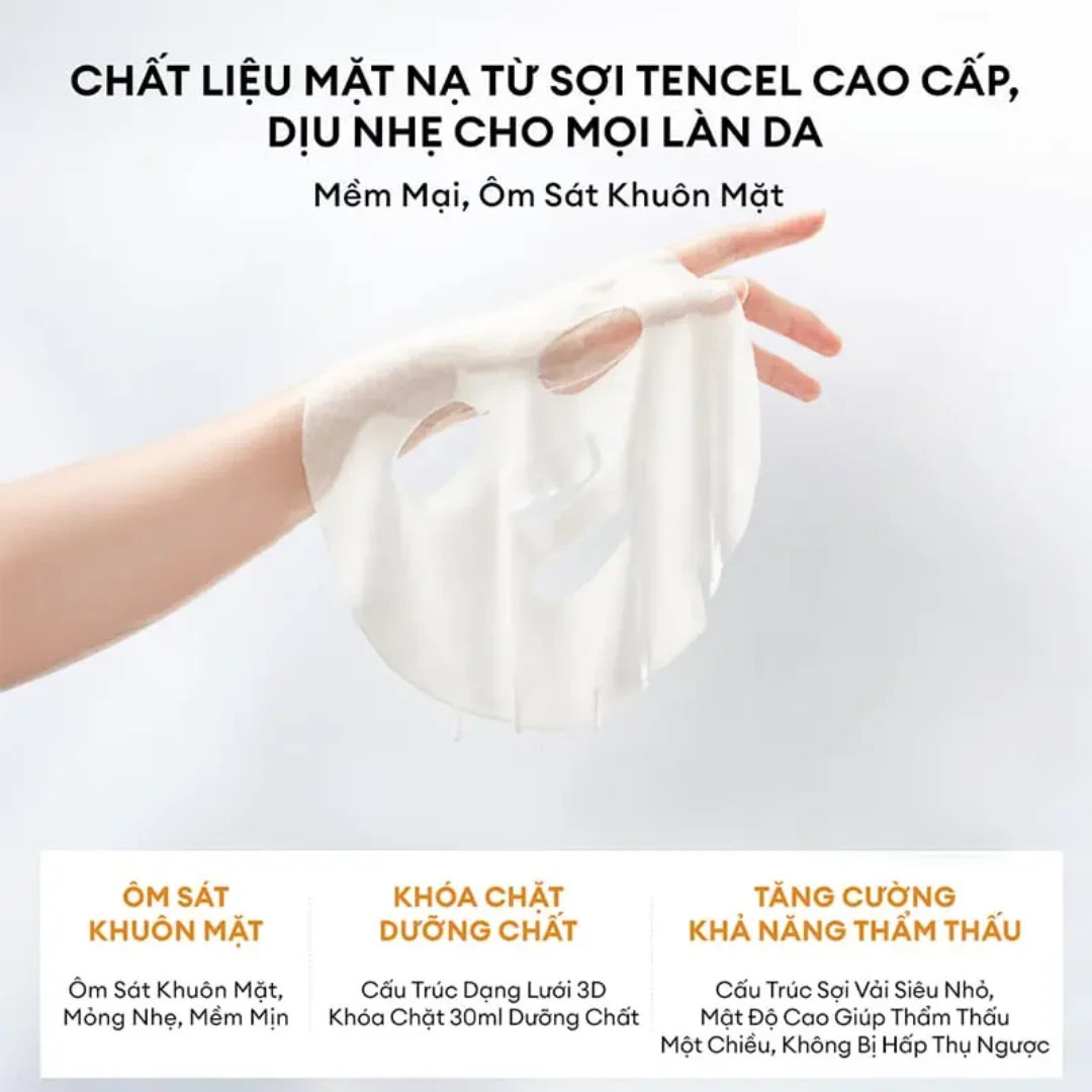 ( Hộp 10 Miếng ) Mặt Nạ Sáng Da Colorkey Luminous B3 Brightening Facial Mask 30ml 5 ( Hộp 10 Miếng ) Mặt Nạ Sáng Da Colorkey Luminous B3 Brightening Facial Mask 30ml - Ảnh 5