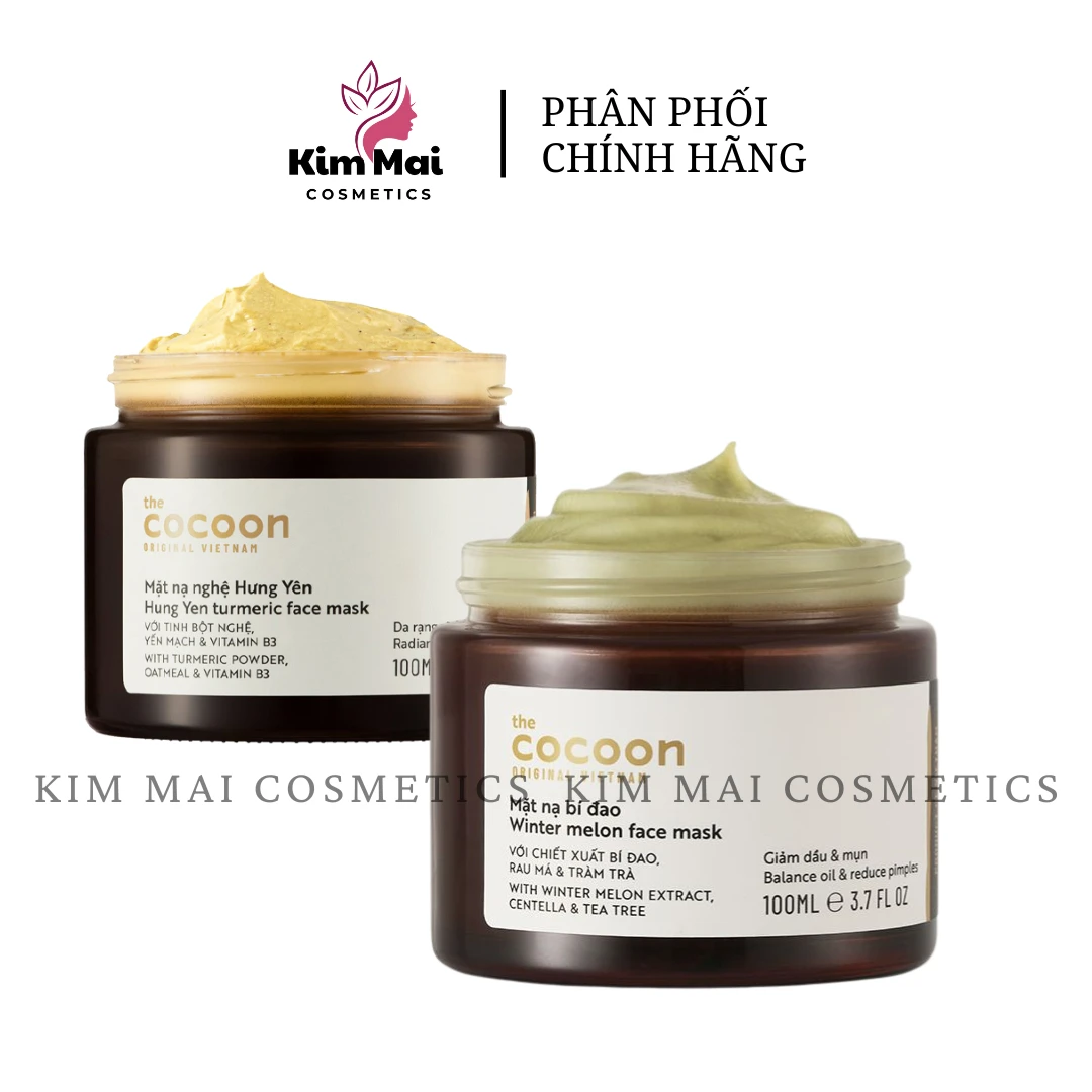 Mặt Nạ Dưỡng Sáng Da Cocoon Nghệ / Bí Đao