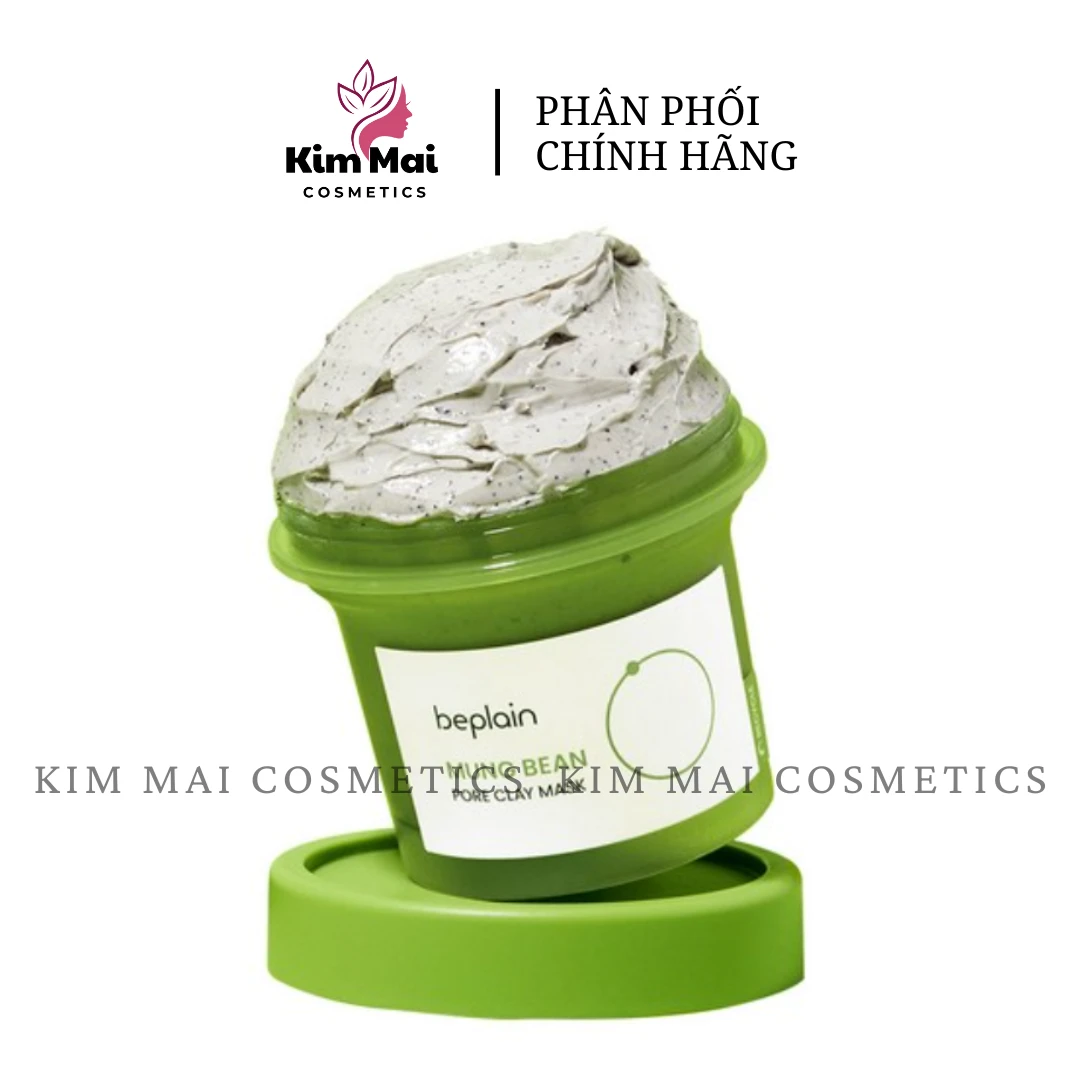 Mặt Nạ Đất Sét Đậu Xanh Beplain Mung Bean Pore Clay Mask 120ml