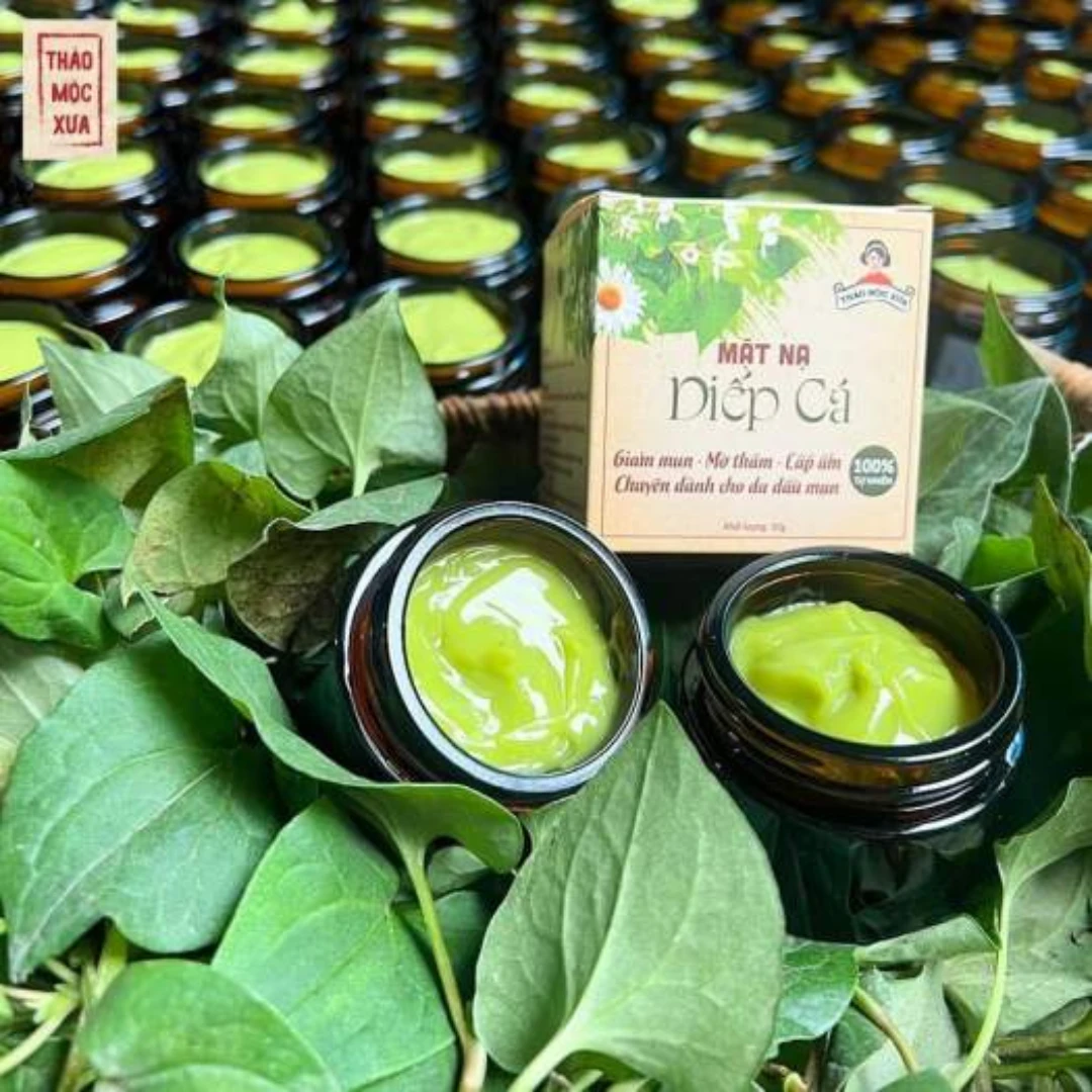 Mặt Nạ Giảm Mụn Diếp Cá Thảo Mộc Xưa 2 Mặt Nạ Giảm Mụn Diếp Cá Thảo Mộc Xưa - Ảnh 2