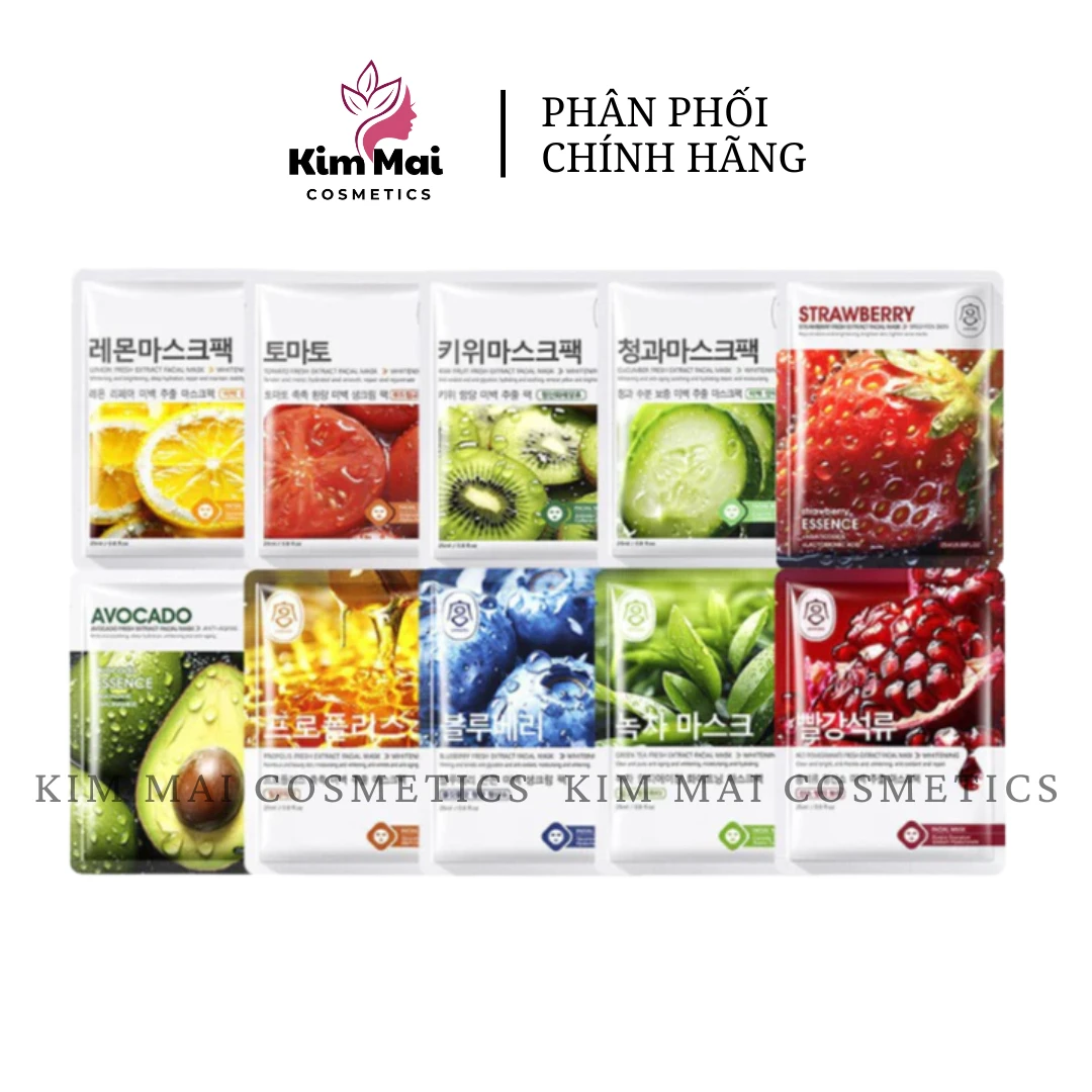( Set 10 Miếng ) Mặt Nạ 18 Vị Dưỡng Trắng Whitening