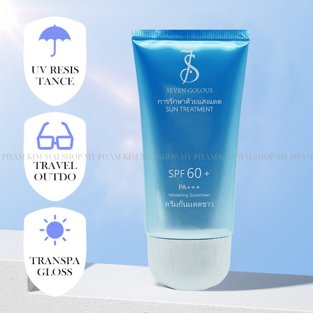 Kem Chống Nắng Trắng Da Seven Golous SPF60+/PA+++ 60g