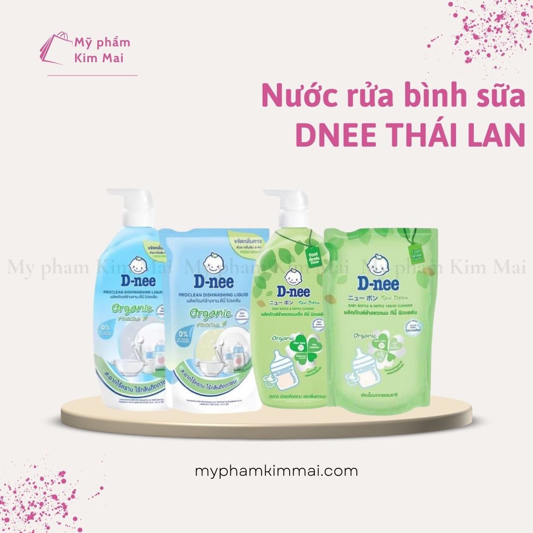 Nước rửa bình/ xúc bình sữa Dnee Thái Lan