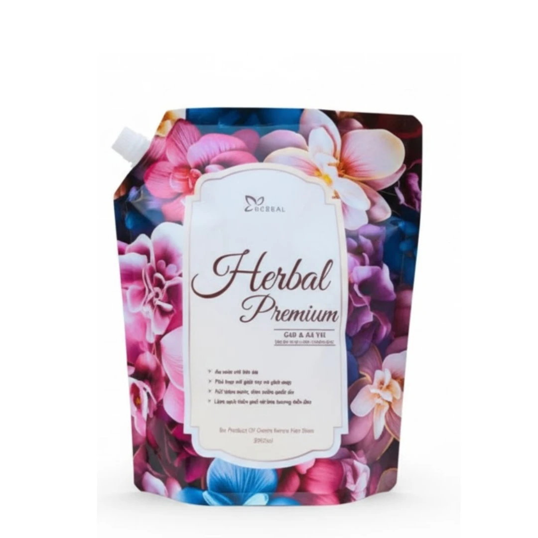 NƯỚC GIẶT XẢ HERBAL PRAMIUM HƯƠNG NƯỚC HOA 3000ML