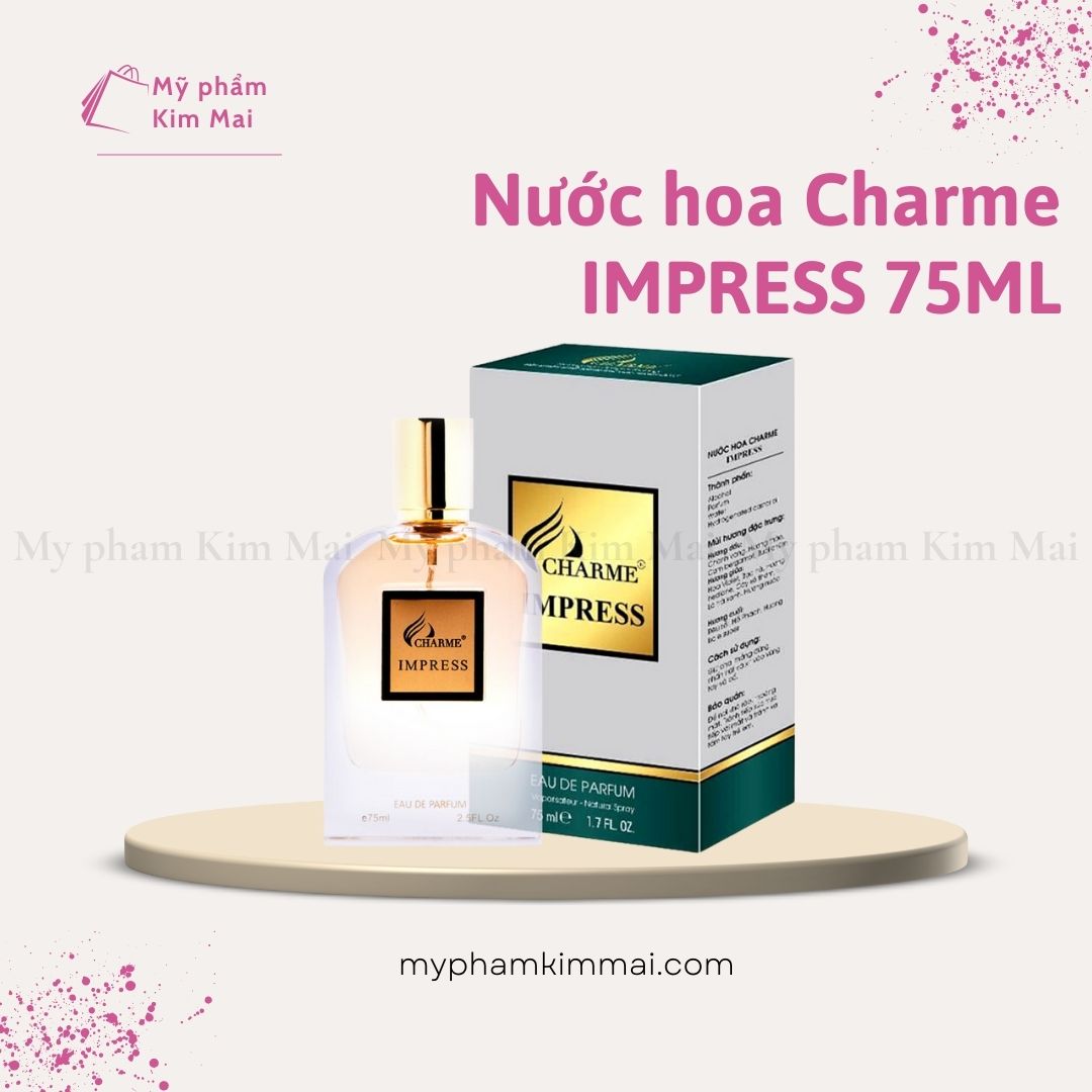 Nước Hoa Nam Charme Impress 75ml