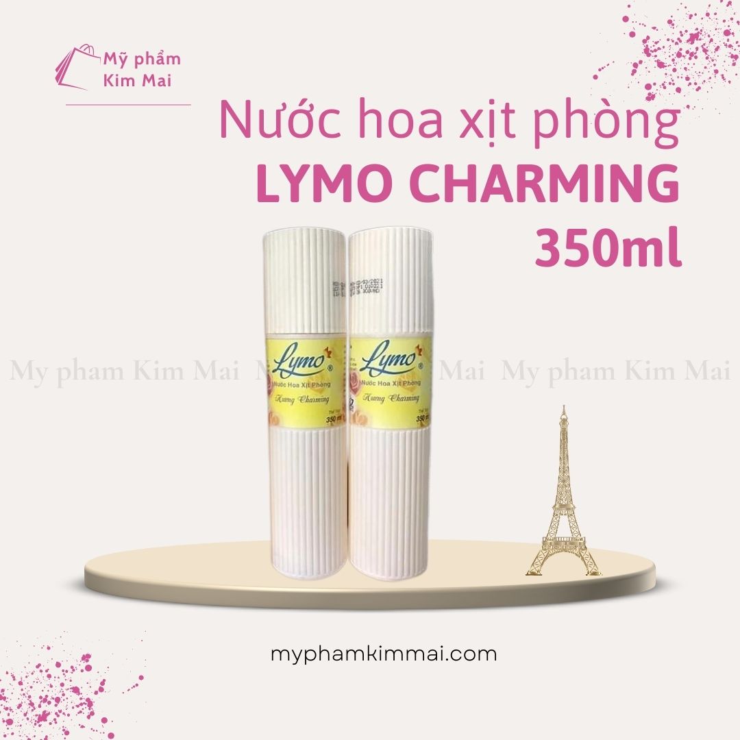 Nước hoa xịt thơm phòng Lymo 350ml