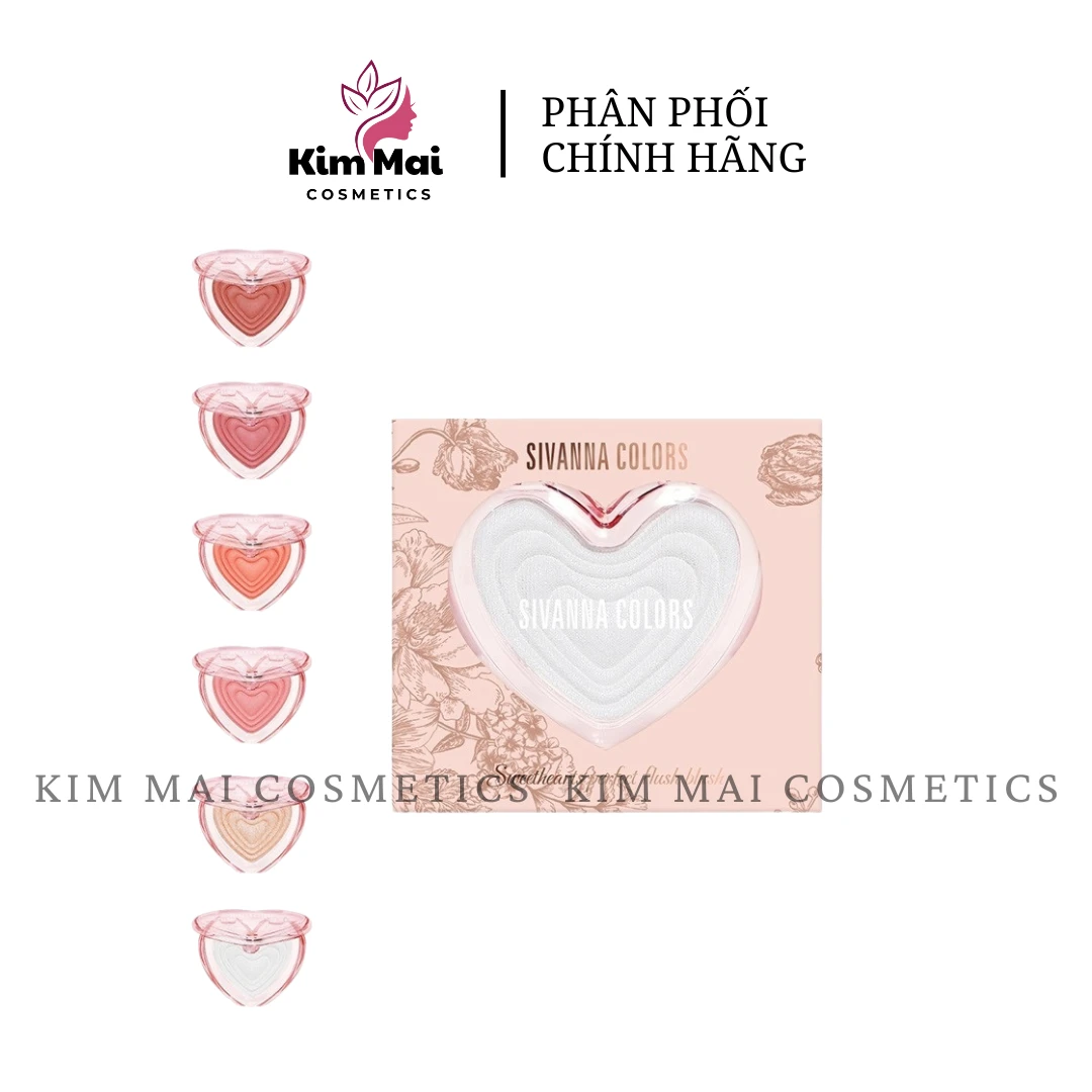 Trang chủ 7 Phấn Bắt Sáng và Má Hồng Sivanna Colors Sweethearts HF638