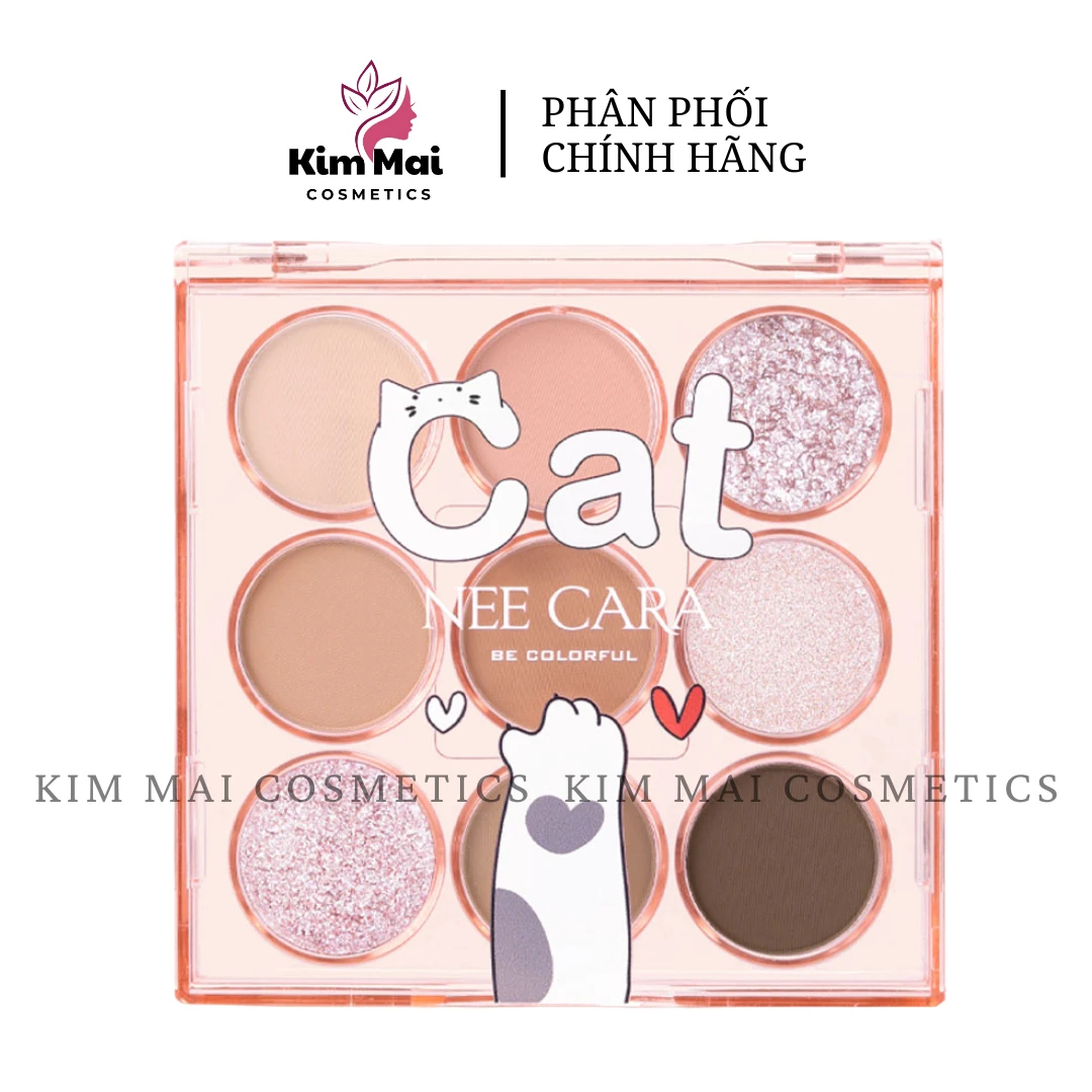 Bảng phấn mắt 9 ô NEECARA Unicat NA4654 CAT