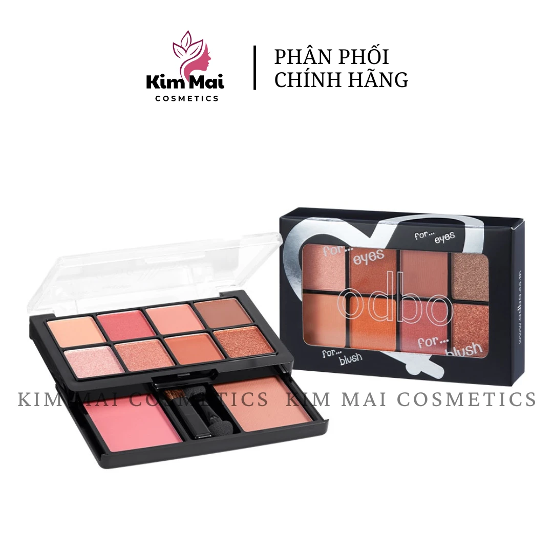 Phấn Mắt Má Hồng 2 Tầng Odbo Eyeshadow and Blush ODS01