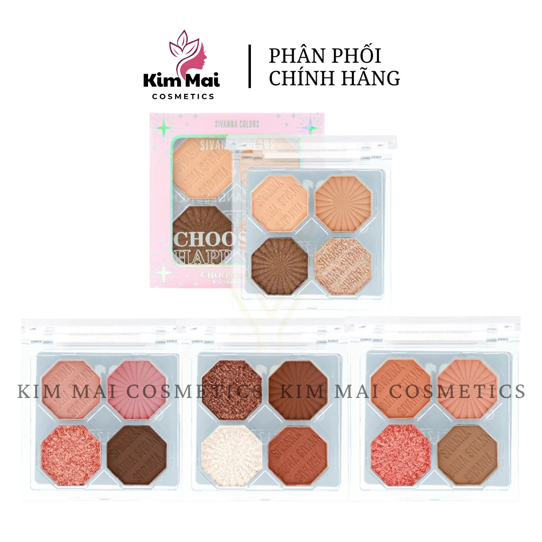 PHẤN MẮT SIVANNA COLORS CHOOSE HAPPY EYE SHADOW PALETTE HF170