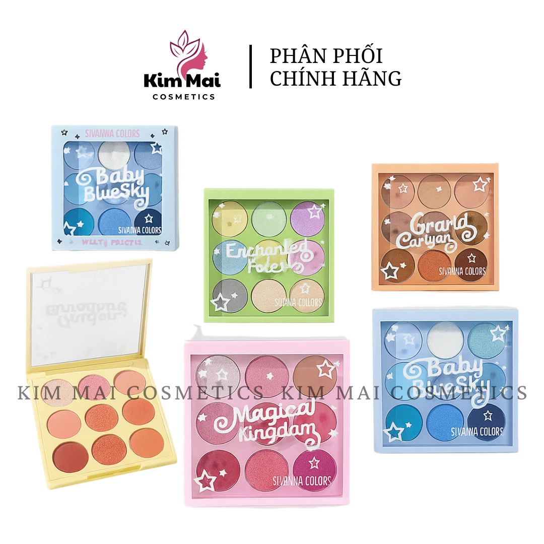 Phấn mắt Sivanna Color Pulty Palette HF677