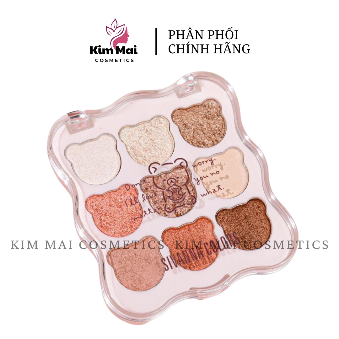 Phấn Mắt Sivanna Color HF737 Bảng 12 Ô Nhiều Tông Màu Lì Và Nhũ Dễ Tán