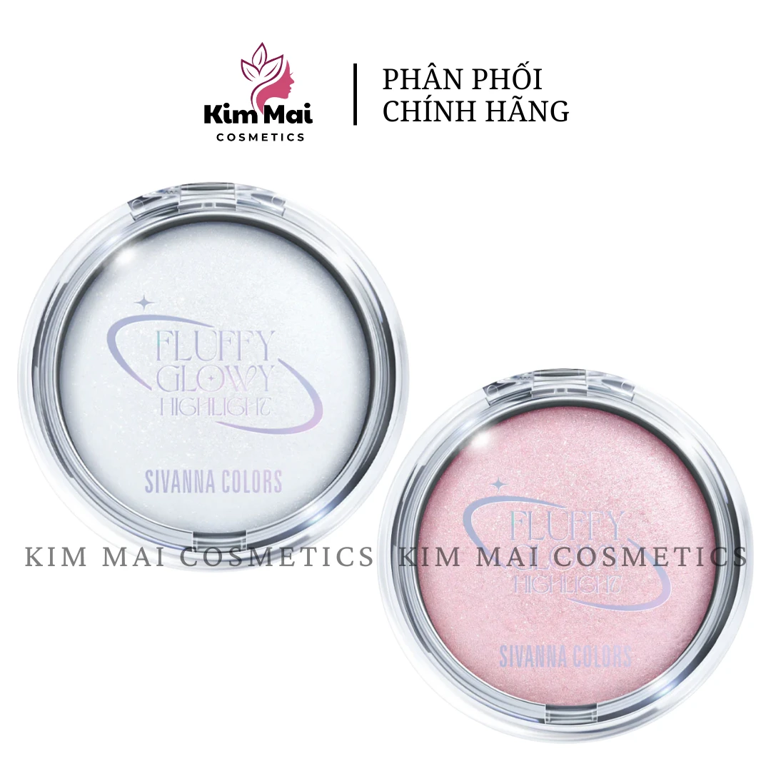 Phấn Bắt Sáng Sivanna Colors Gluffy Glowy Highlight HF313