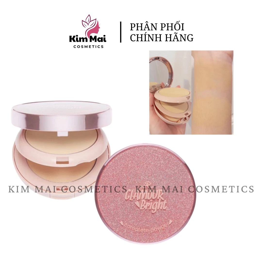 Phấn Phủ Aron Glamour Bright 2in1