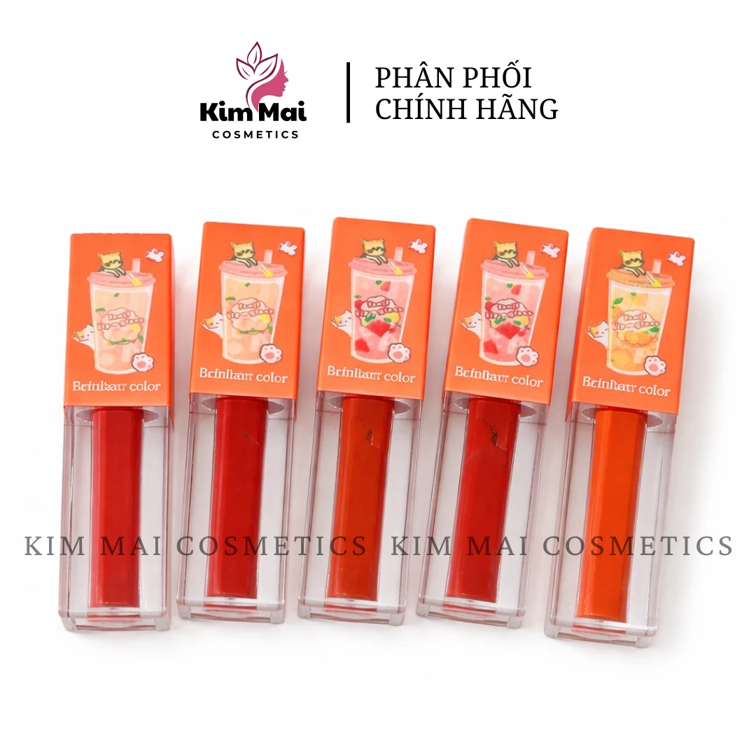 Set 6 Cây Son Kem Rainbow Fruit