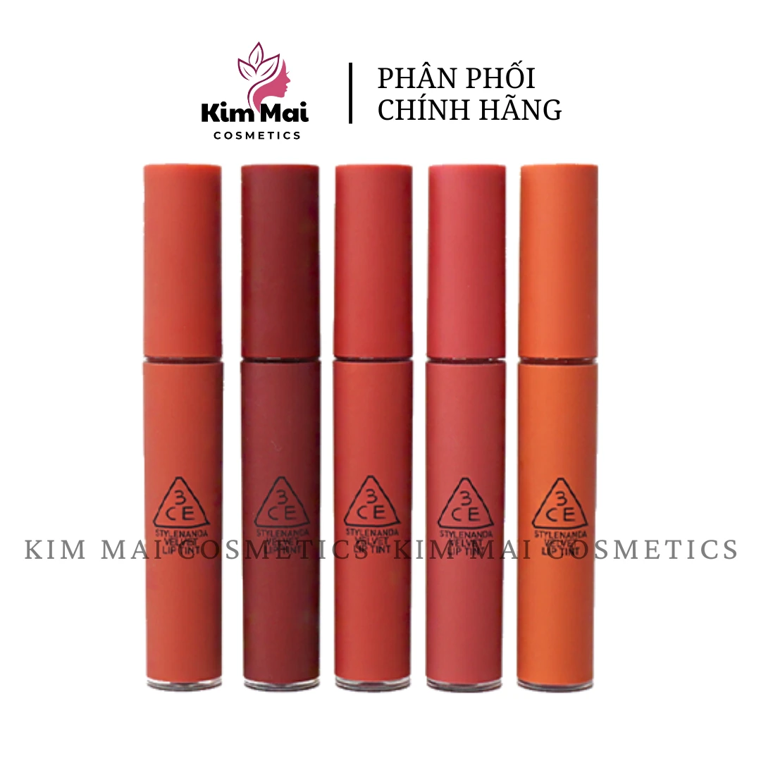 Son Kem Lì 3CE Mịn Màng Như Nhung 3CE Velvet Lip Tint 4g | Official Store Lip Make Up Cosmetic