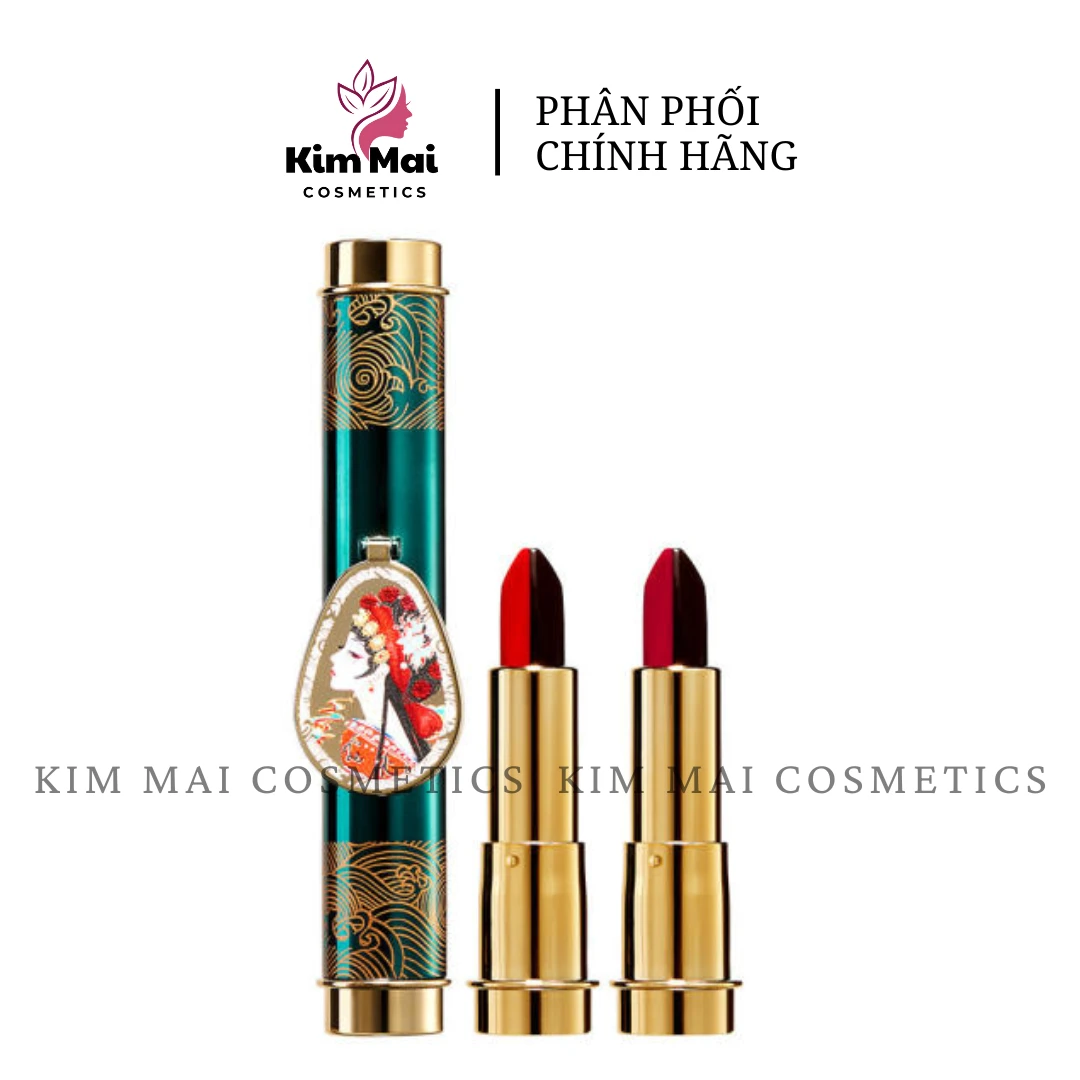 Son Thỏi AGAG 2 Đầu Son 10 Màu Kèm Gương