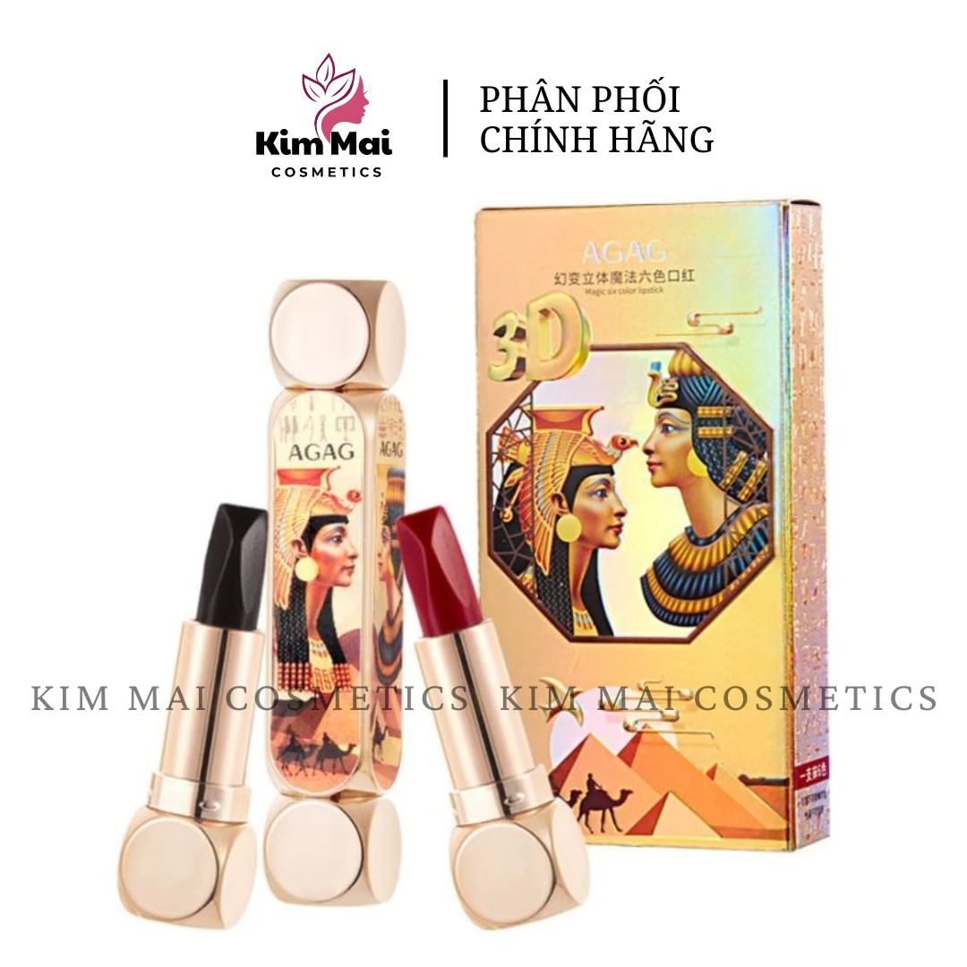 Son Thỏi Lì AGAG 6 Màu Ai Cập No.6675