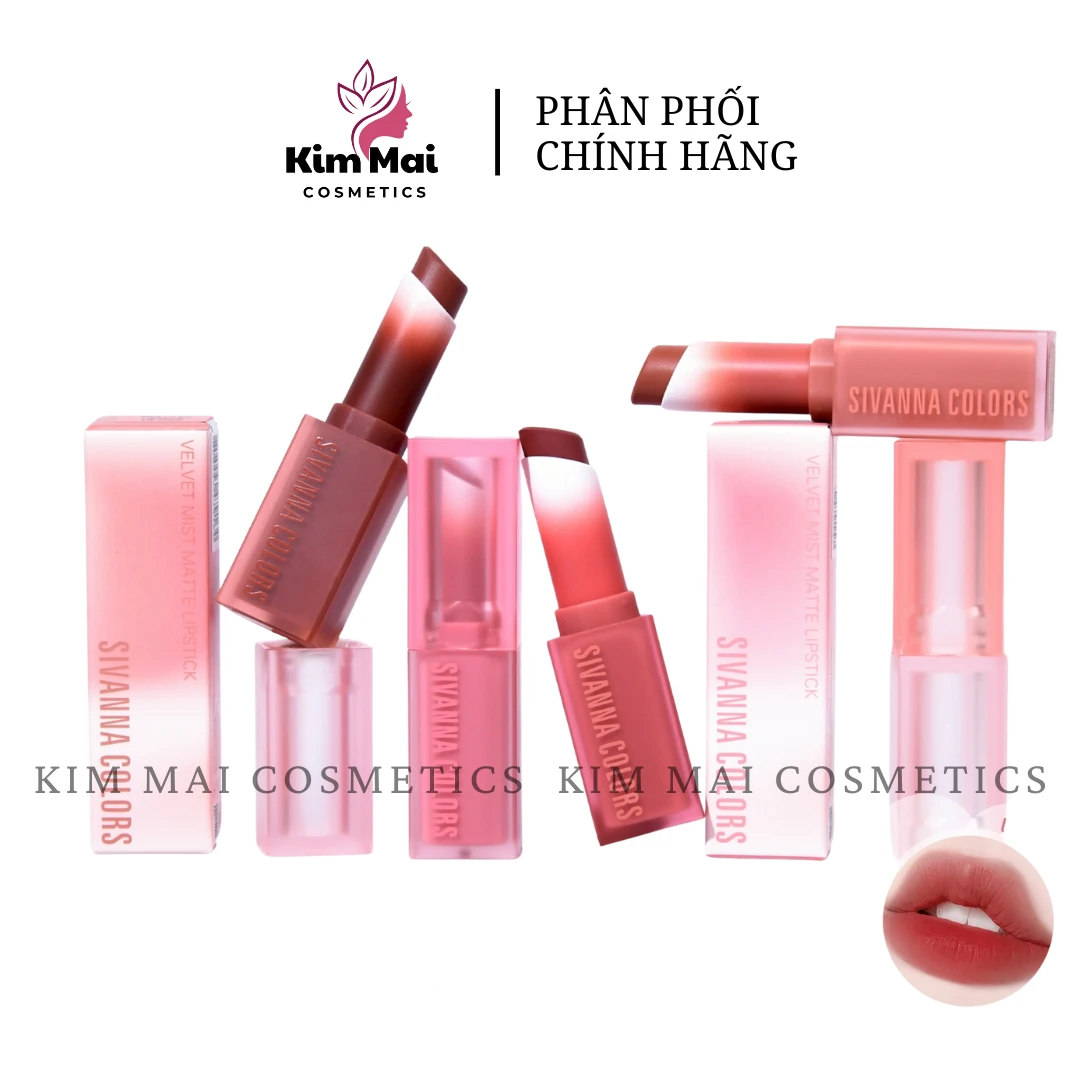 Son Thỏi Sivanna Colors HF569 Velvet Mist Matte