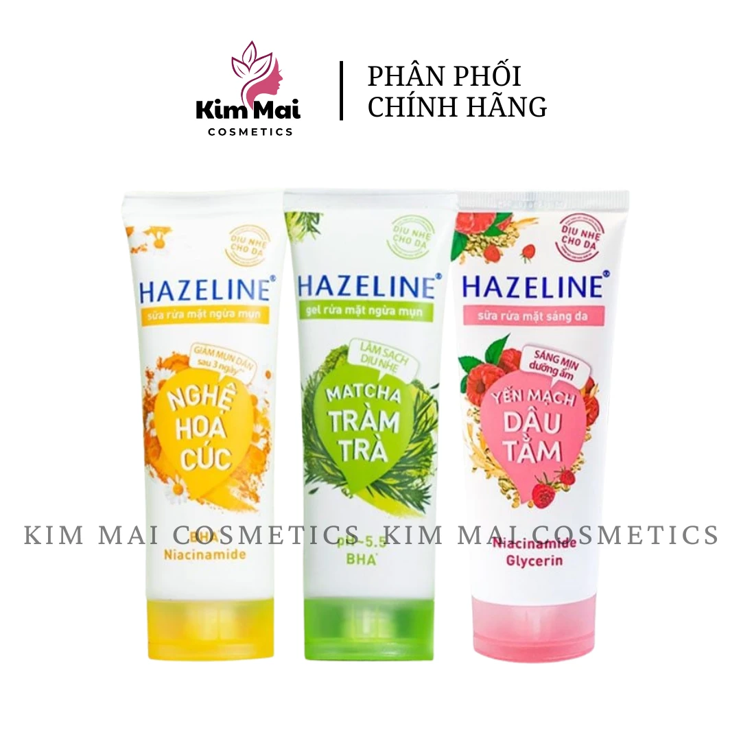 Sữa rửa mặt ngừa mụn Hazeline Nghệ Hoa Cúc