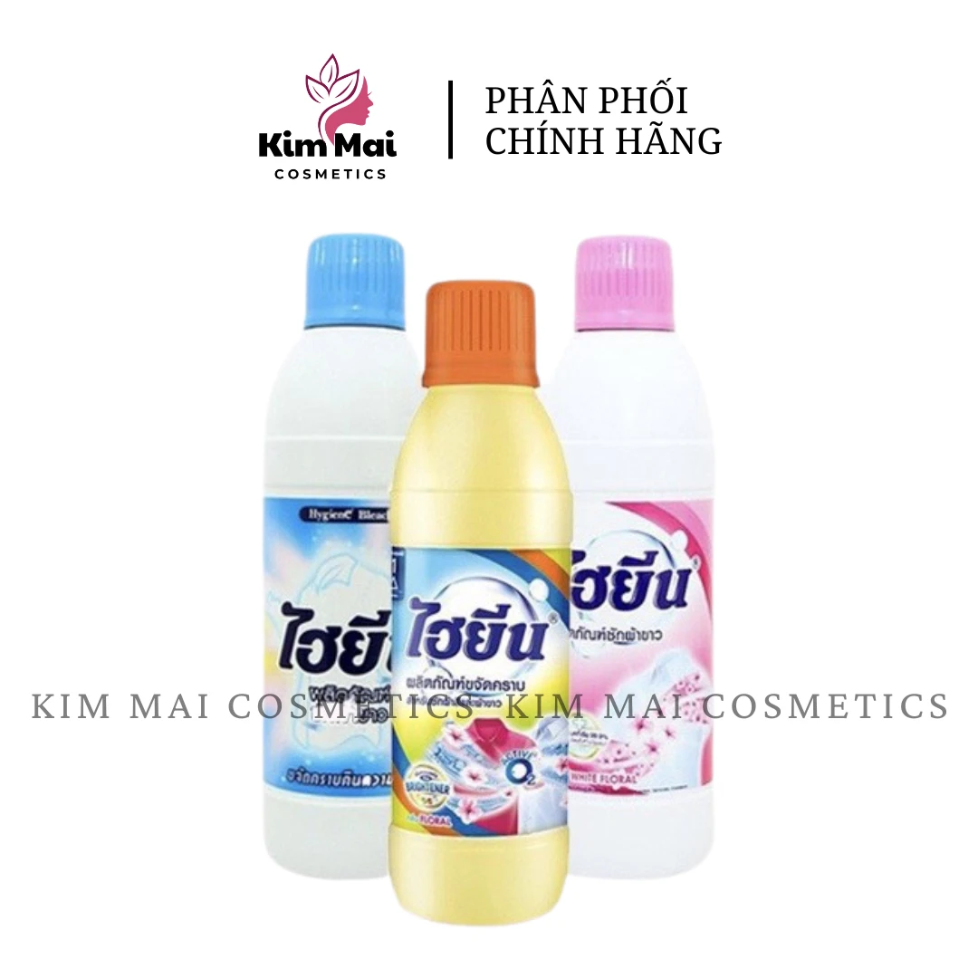 Trang chủ 45 NƯỚC TẨY QUẦN ÁO MÀU & ÁO TRẮNG HYGIEN THÁI LAN 600ML – TẨY SẠCH VẾT BẨN, GIÚP QUẦN ÁO LUÔN MỚI