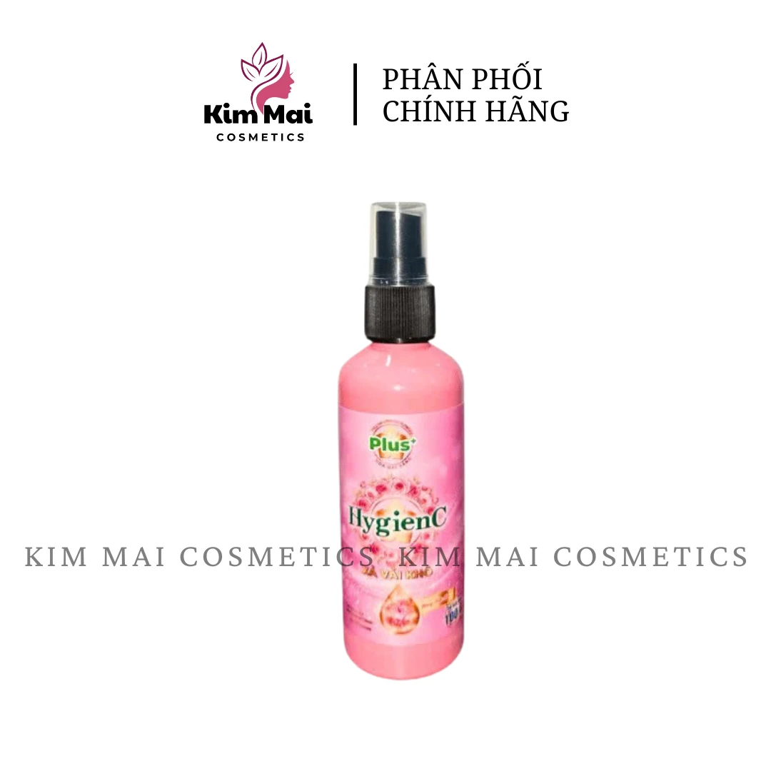 Trang chủ 44 Chai Xịt Thơm Vải HygienC Plus 100ml Tiện Lợi - Hương Hoa Hồng